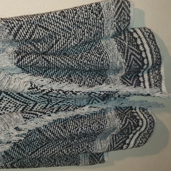 J Jill Wool Blend Aztec Boho Print Cardigan Sweater M - Picture 3 of 7